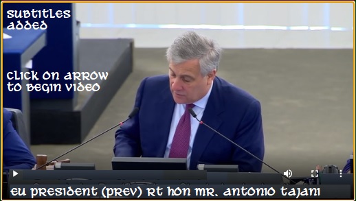EU President Tajani shuts down Junckers attack on the EU parliament as ridiculous